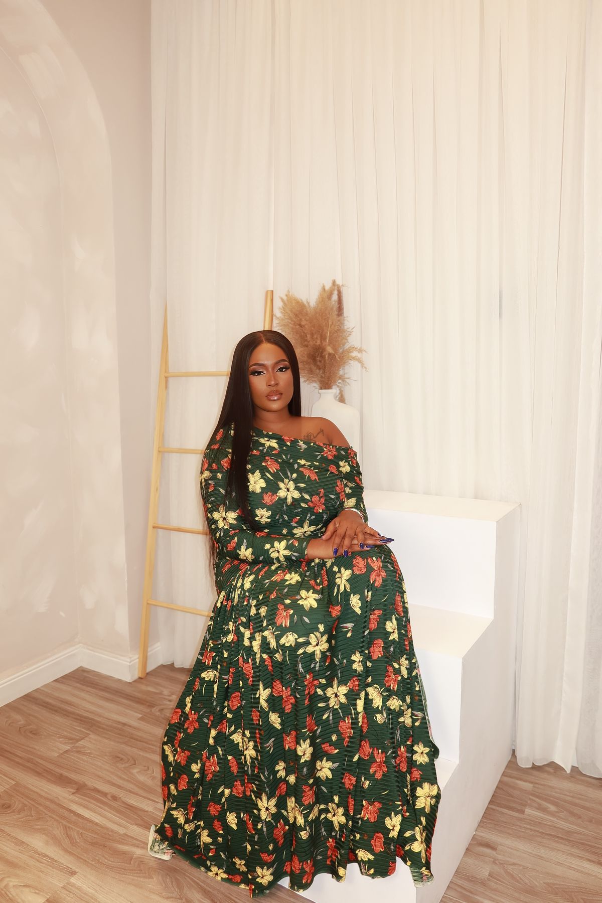 Ododo Pleated Maxi