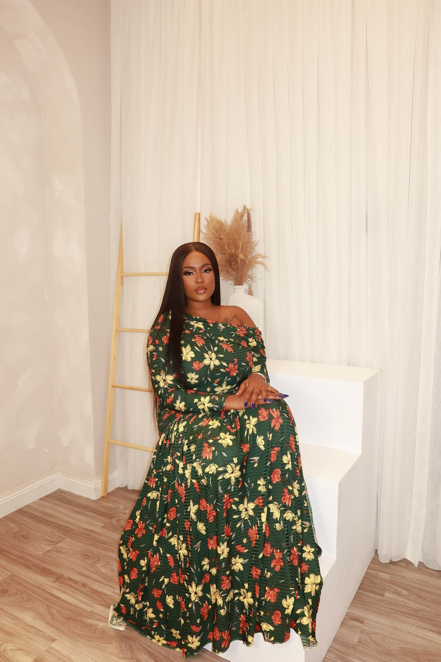 Ododo Pleated Maxi