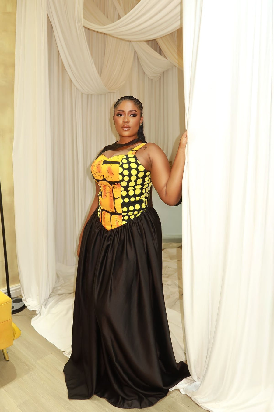 Sunburst Corset Gown
