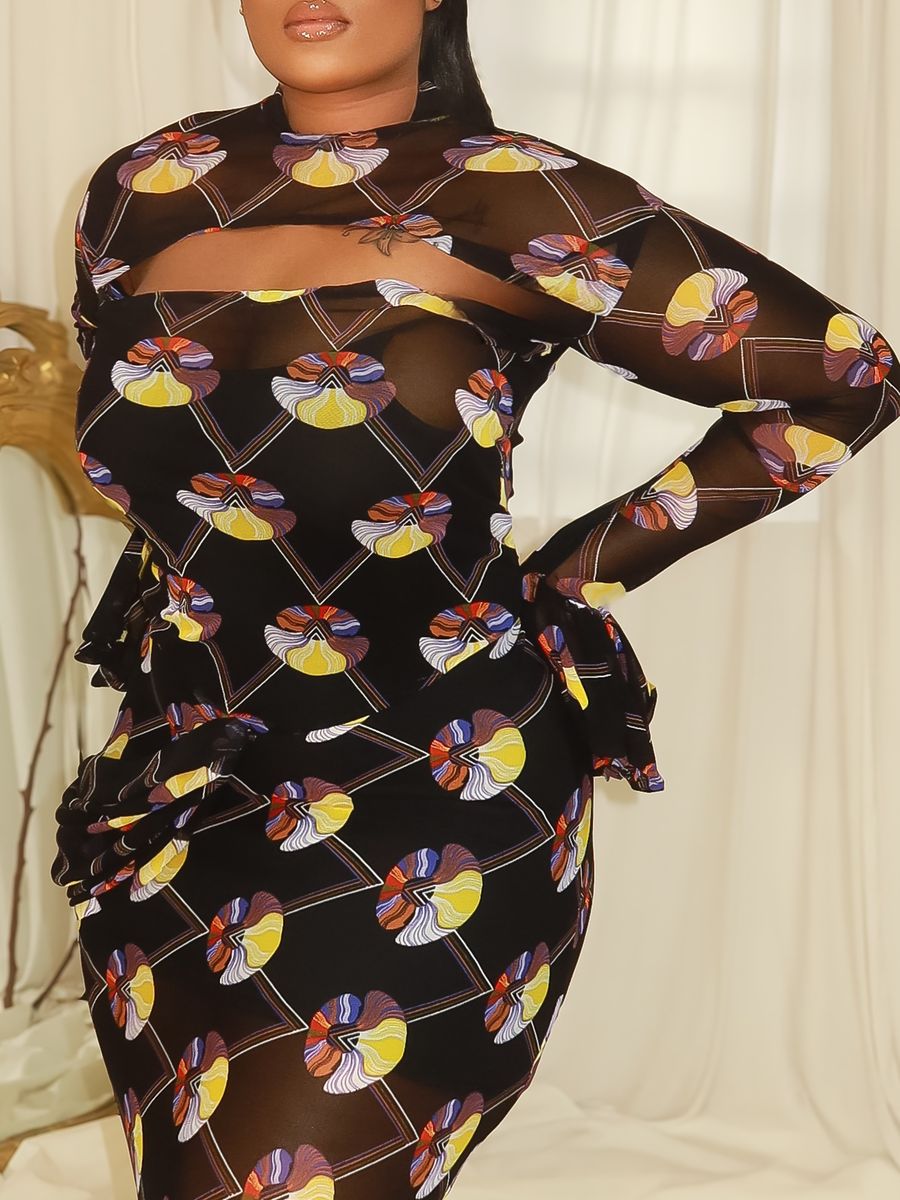 Ayaba Mesh Gown