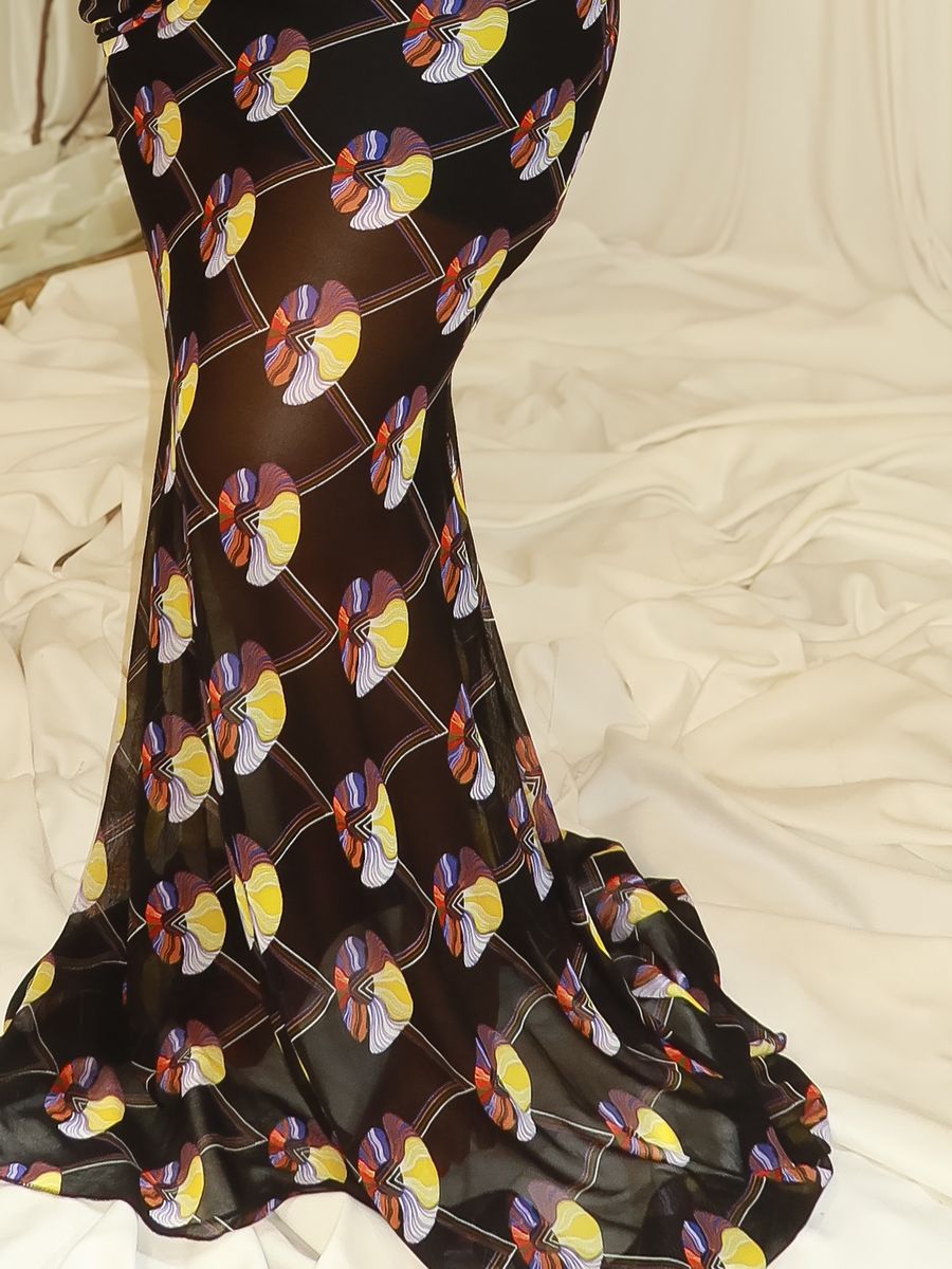Ayaba Mesh Gown